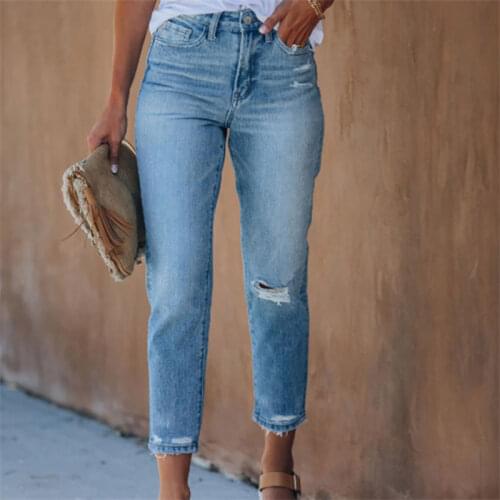 Clouding Womens Ripped Jeans