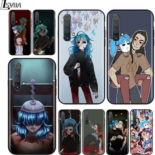 Sally Face Game for OPPO Realme V15 X5 X3 X50 X7 X2 C17 C11 C3 C2 7 7i 6 6S 6i 5 Narzo 20 Pro Black Phone Case