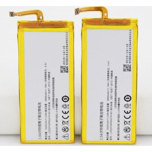 ISUNOO 5pcs/lot 3000mah Li3829T44P6hA74140 Battery for ZTE Nubia Z9 Mini NX510j NX511J Replacement batteries