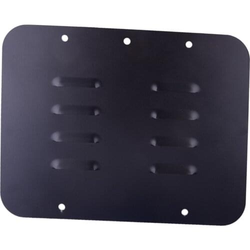 Tailgate Vent Exhaust Plate Cover Spare Tire Carrier Delete Filler Grille Plate Tramp Stamp Fit For Jeep Wrangler TJ 1997-2006