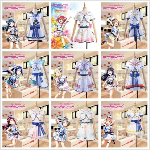 LoveLive!SunShine!!Hanamaru Kanan Ruby Yoshiko Riko Chika Dia You Ohara Mari Awakening Cosplay Costume 6th Anniversary Stage COS