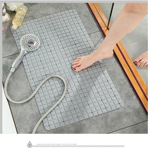 40*71cm PVC Anti-slip Bathtub Mat Suction Cup Pads For Household Bathroom Doormat Toilet Bath Shower Mats Kitchen Floor Pad