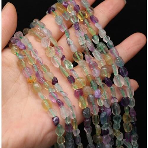 New Style Natural Stone Irregular Fluorite Loose Beads For DIY Jewelry Making Necklace Bracelet Earrings Accessory
