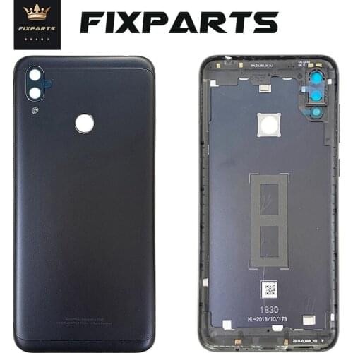 Original Rear Back Housing for ASUS ZenFone Max M2 ZB633KL ZB632KL Back Cover Battery Door with Volume Power Button Camera Lens