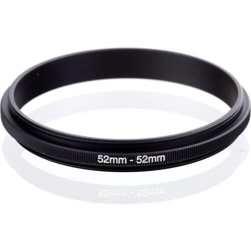 RISE(UK) 52mm-52mm 52mm to 52mm Male to Male Coupling Step Ring Adaptor 52-52 Dual Male