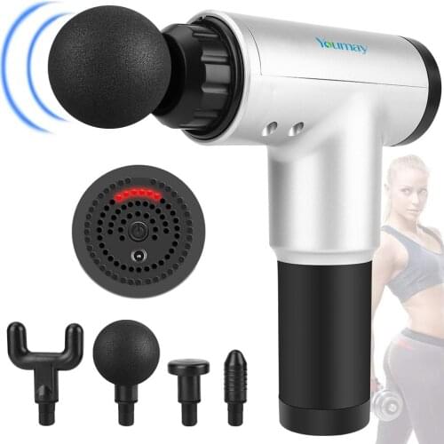 Youmay Massage Gun Muscle Massage Gun Sport Therapy Massager Body Relaxation Pain Relief Slimming Shaping High frequency