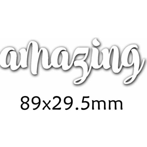 Amazing Enhlish Words Metal Cutting Dies DIY Scrapbooking Embossing Paper Cards Making Crafts Supplies New 2019 Diecut