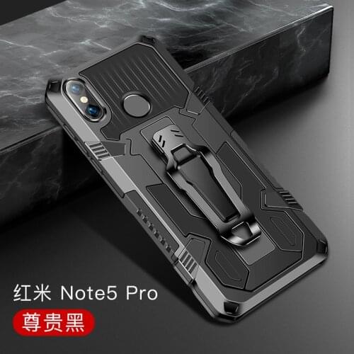 Shockproof Armor Case For Xiaomi Redmi Note 5 Pro Case Belt Clip Holster Cover For Xiomi Redmi Note 5 PRO Funda Note5 5pro Coque