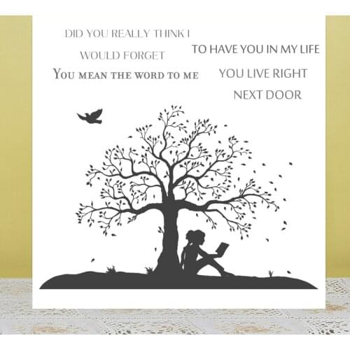 AZSG Big Tree Clear Stamps For Scrapbooking DIY Card Making Album Silicone Decoration crafts