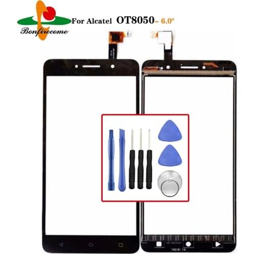 For Alcatel One Touch Pixi 4 8050 8050D OT8050 Touch Screen Glass Digitizer Panel Sensor