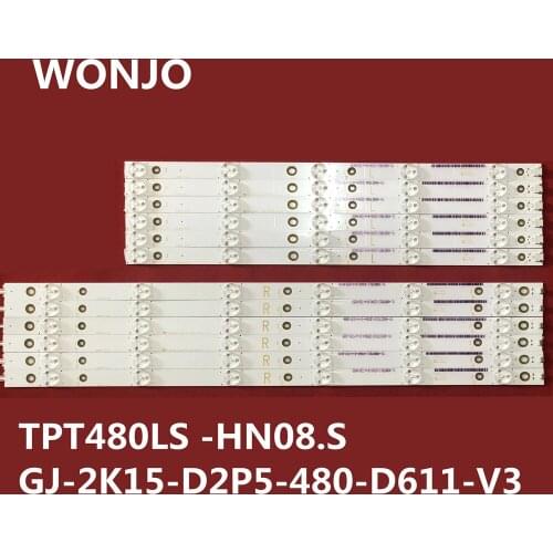 LED Backlight strip 5+6lamp LB48015 V1_00 V0_00 for Planar SL4851 210BZ05DL43030J05L 3B7450001EA0 BDL4830QL M30900 E74739