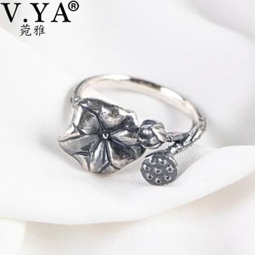 V.YA Women's Silver Rings