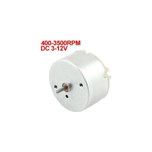 UXCELL(R) High Quality 1Pcs DC 3-12V 500TB 400-3500RPM High Torque Cylinder Electric Mini Motor