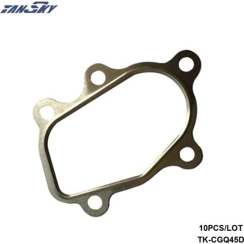 10PCS/LOT T25 GT25 Turbo Outlet Elbow Gasket (5 bolt) TK-CGQ45D