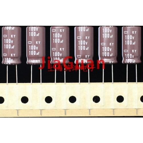 20pcs NEW CHEMI-CON NIPPON KY 100V100UF 10x20MM electrolytic Capacitor 100UF 100V NCC 100v 100uf