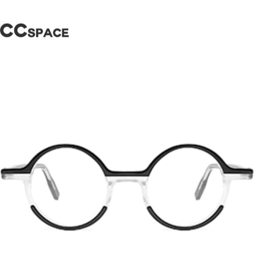 49959 Retro Round Plate Glasses Frame Mens and Womens Optical Fashion Computer Eyeglasses