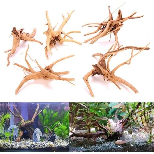 Fish Tank 1PC Driftwood 8/30cm Tree Trunk Wood Fish big size Tank Driftwood Natural Aquarium Plant Aquario Aquarium Decoration