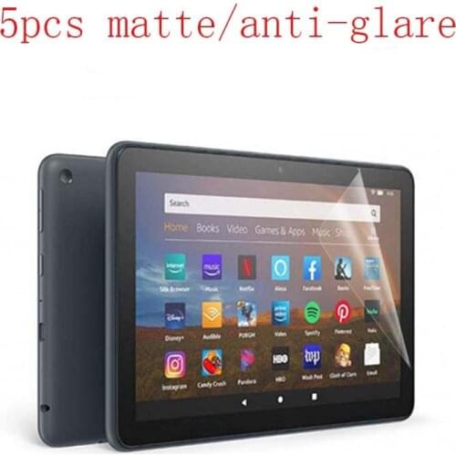Anti-glare Lcd Screen Protector Film for Kindle Fire 7 2017/2019/ Fire HD8 2017/ HD 8 2020/ HD 8 Plus 2020/Oasis 2017/2019, 5PCS