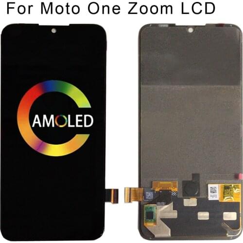 10pcs DHL New Display for Moto One zoom LCD Display Touch Screen Digiziter Assembly for moto one pro LCD XT2010 Xt12010-1display