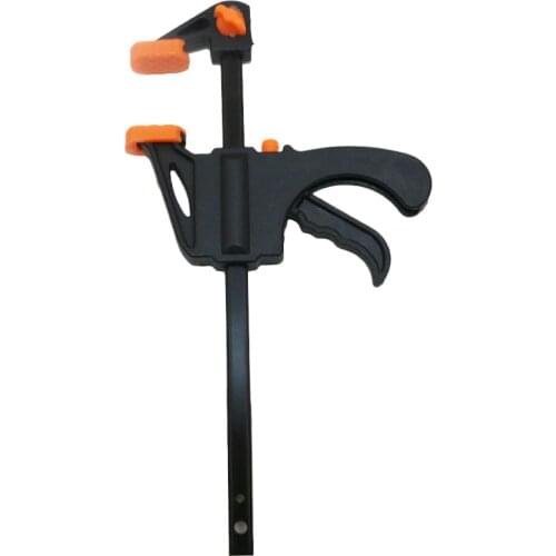 4 inch fixed clamp woodworking stick F fixture ratchet release squeeze DIY manual woodworking tool fixture for glue application