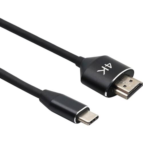 USB C to HDMI Cable 4K 30Hz Type C HDMI Thunderbolt 3 Adapter for Samsung Huawei Android Mobile Phone