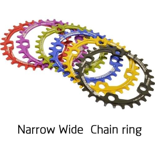 BDSNAIL 30T 32T 34T 36T 96BCD Aluminum Alloy Chainring Chainwheel MTB Bike Road Bicycle Round Chain Ring for M7000 M8000 M9000