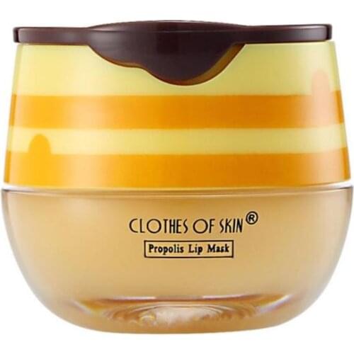 Propolis Moisturizing Lip Mask Dead Skin Removal Nourishing Anti Lip Mask With Brush Skin Coat Propolis Lip Membrane