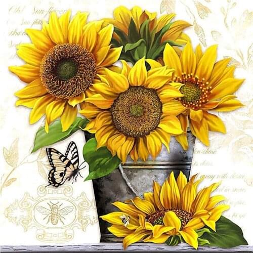 Diamond Painting Kits Sunflower Diamond Art Kits for Adults Rhinestone Diamond Painting by Numbers Diamond Art Craft for Decor