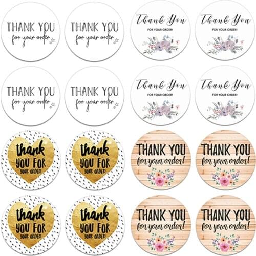 Thank You Stickers Thank You for Your Order Labels for Small Businesses Decor for Small Shop Gift Envelope Sealing Sticker