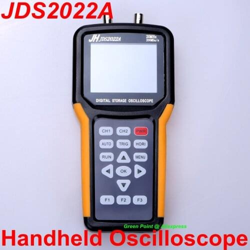 New Jinhan Professional Handheld Digital Oscilloscope 200MSa/s Digital Multimeter JDS2022A Duble Channels Handheld Oscilloscope