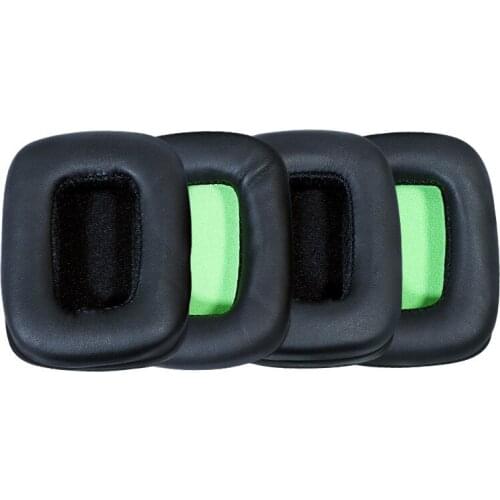 Pair Of Ear Pads Replacement For Mad Catz TRITTON Kunai Earphone Earpads Soft Comfort Touch Leather Earmuffs accessories EH