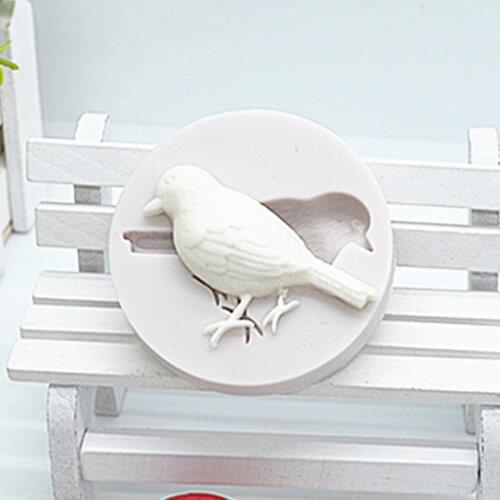 Birds Silicone Molds Fondant Molds DIY Cake Decorating Tools Candy Chocolate Gumpaste Mould Cupcake Baking Resin Soap Mold M704