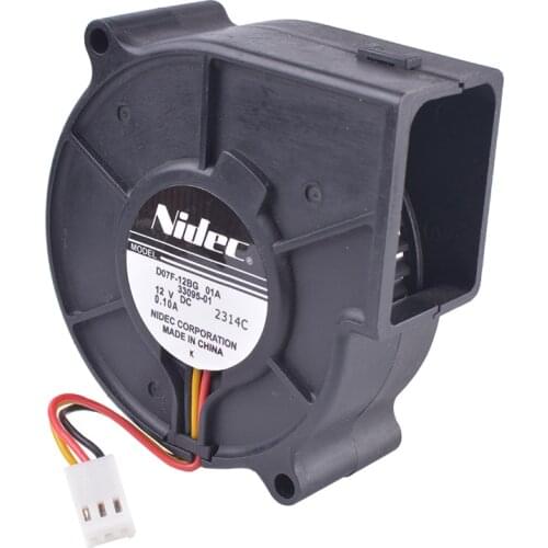 COOLING REVOLUTION D07F-12BG 7530 75mm fan 7.5cm 12V 0.10A Silent centrifugal turbine blower fan