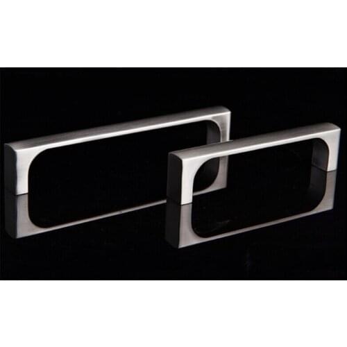Furniture Shoe Cabinet Knob and Kitchen Cupboard Drawer Handle Satin Nickel ( C:C:160MM L:167MM)