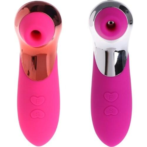 Silicone Vibrating Vacuum Sucking Clit Stimulator Vibe Vibrator Famale Sex Toys
