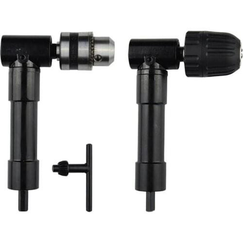 0.8/1-10mm Right Angle Drill Three-jaw Chuck Corner Electric Drill Corner 8mm Hex Shank Right Angle Bend Extension Adapter