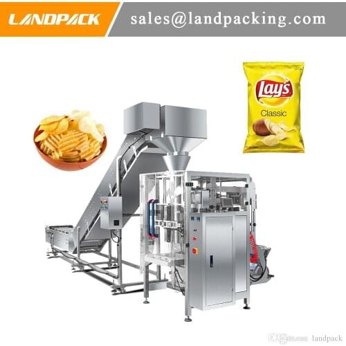 Potato Chips Sealing Machine Bagged Puffed Food Vertical Packaging Machine Convenient And Practical