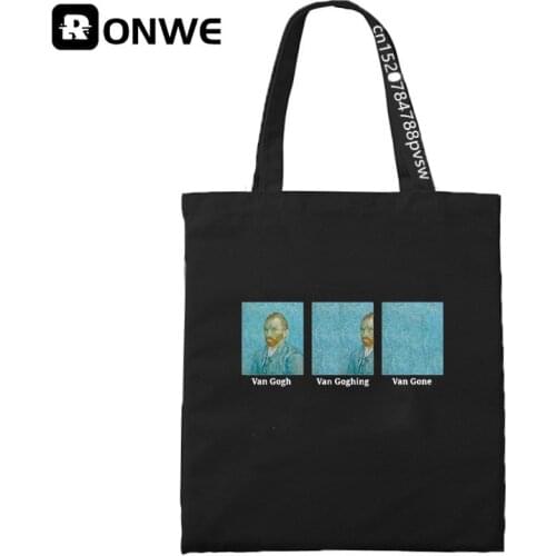 Funny Women Shopping Canvas Bag Female Girl Tote Eco 90s Style Black Queen Shopper Shoulder Shool Bags,Drop Ship