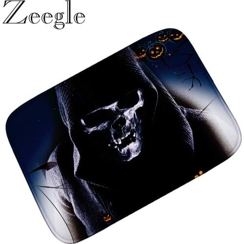 Funny Floor Mat Hallowmas Home Decor Welcome Outdoor Carpet Rugs Front Door Mat Entrance Doormat Kids Room Bedside Foot Mat