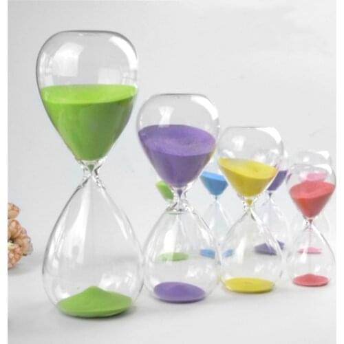 15 Minutes Transparent Glass Sand Timer Clock Sandglass Hourglass Home Decor Wedding Decoration Accessories Lovely Gifts Crafts