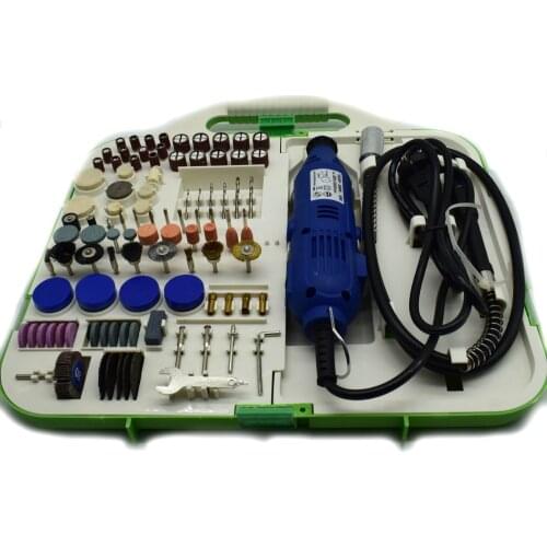 161PCS Electric Grinder Rotary Tool Accessory 180W Mini Drill Jewelry Engraver