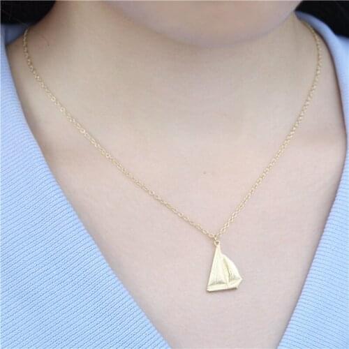 2019 Europe/US Fashion The Sailing Pendant Cute The Sailing Necklace Gift For Mom/Girlfriend Party Jewelry