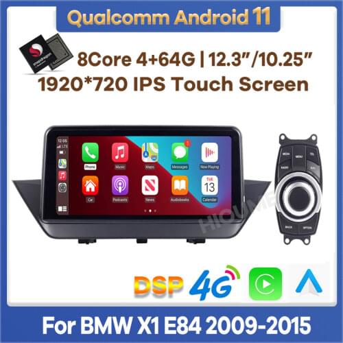 12.3" Snapdragon Android 10.0 Car Multimedia Player GPS Navigation for BMW X1 E84 2009-2015 Auto Radio Stereo Video Head Unit