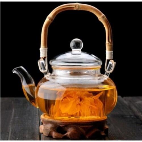 Borosilicate Glass Teapot Fireproof 800ml