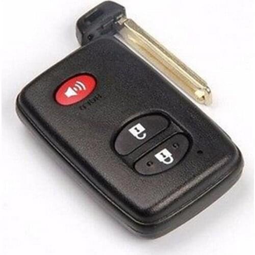 Keyless Entry 2+1 3 Buttons Smart Card Remote Key Shell Case For Toyota 4Runner Land cruiser Prius with search car button