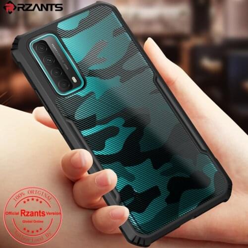 Rzants for Huawei Y7A Y9S Y9 2020 Case camouflage Airbag pumper Shockproof Casing Transparent Phone Shell Funda Soft Cover
