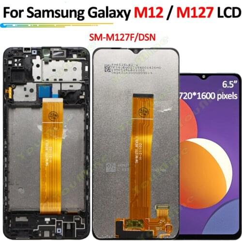 For Samsung M12 M127 SM-M127F Display Lcd Screen For Samsung M12 SM-M127G Lcd Display Touch Screen For Samsung Galaxy M12 LCD