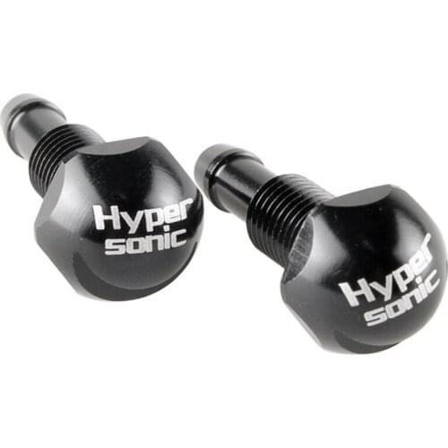 HYPERSONIC 2Pcs Car Universal Windshield Wiper Washer Spray Nozzle