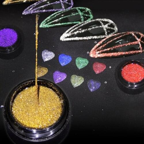 Spider Nail Gel Polish Reflective Glitter Line For Nails Art Sparkling Soak Off UV Painting Gel Wire Drawing New Nail Art Design