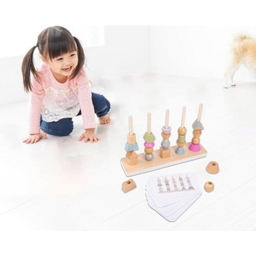 Matching toy Logic Early learning fun Montessori interactive toy